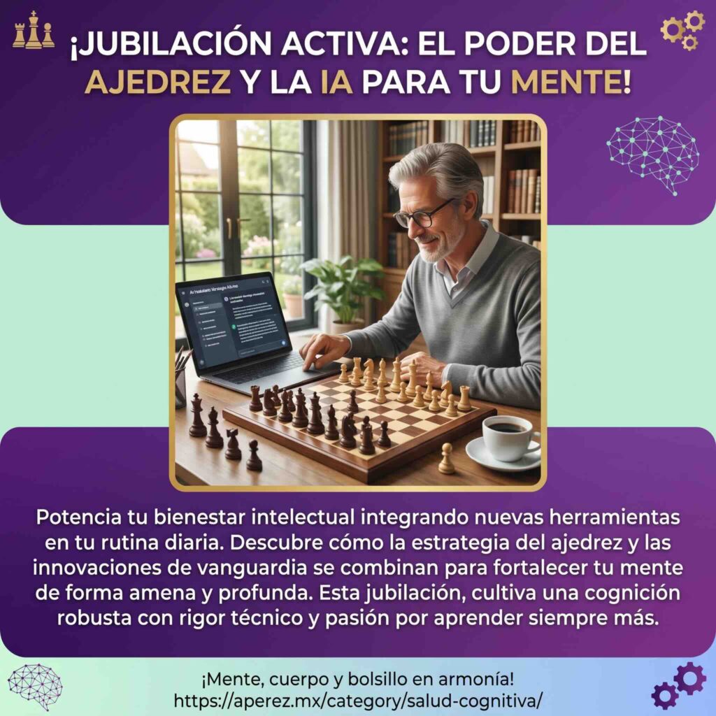 Jubilación Activa: el poder el ajedrez y la IA para tu mente